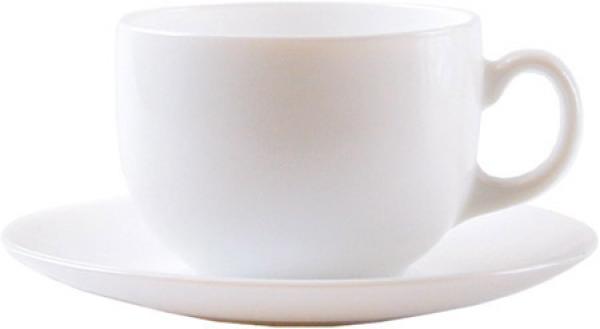 Tasse mit Untertasse Evolution, 6er Pack